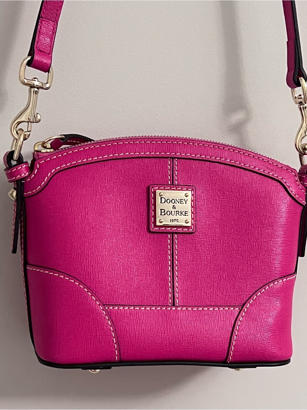 Dooney & Bourke Pink Leather Crossbody Bag